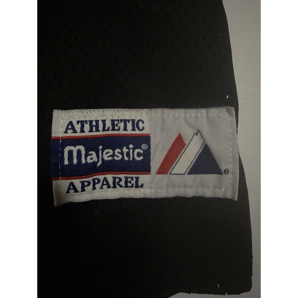 Vintage Majestic Raiders #22 Baseball Jersey Black Mesh Made USA Adult 2XL - Picture 5 of 10